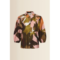 Expresso Blouse Mid Brown Olive